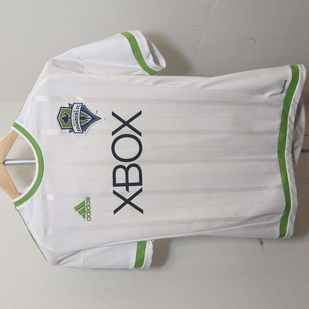 Seattle Sounders FC Adidas White 2015 Authentic Secondary Jersey (Men's Medium)